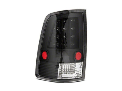Raxiom 09-18 Dodge RAM 1500 LED Tail Lights- Black Housing- Clear Lens