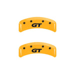 MGP 4 Caliper Covers Engraved Front Mustang Rear Sn95/Gt Yellow Finish Black Char 2001 Ford Mustang