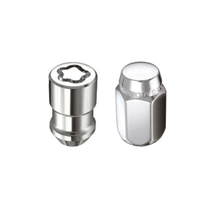 McGard 5 Lug Hex Install Kit w/Locks (Cone Seat Nut) 1/2-20 / 13/16 Hex / 1.5in. Length - Chrome