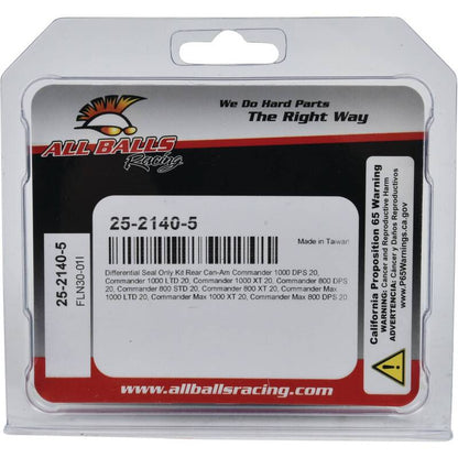 All Balls Racing 2020 Can-Am Commander 800R DPS Differential Seal Only Kit Rear
