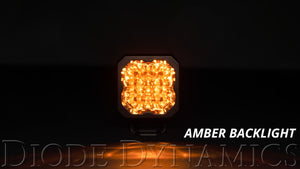 Diode Dynamics Stage Series C1 LED Pod Pro - Yellow Wide Standard ABL (Pair)