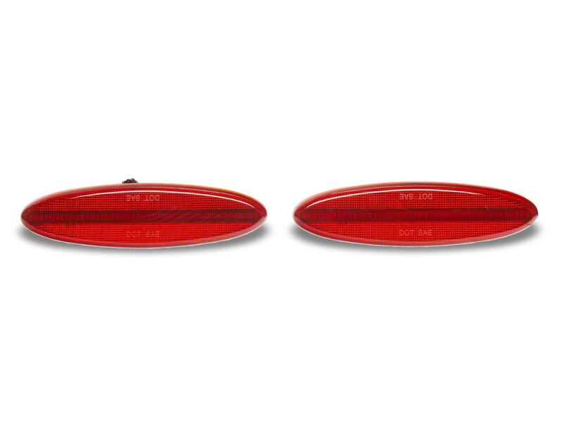 Raxiom 97-04 Chevrolet Corvette C5 Axial Series LED Rear Side Markers- Red