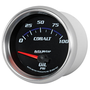 Autometer Cobalt 66.7mm 0-100 PSI Oil Pressure Gauge