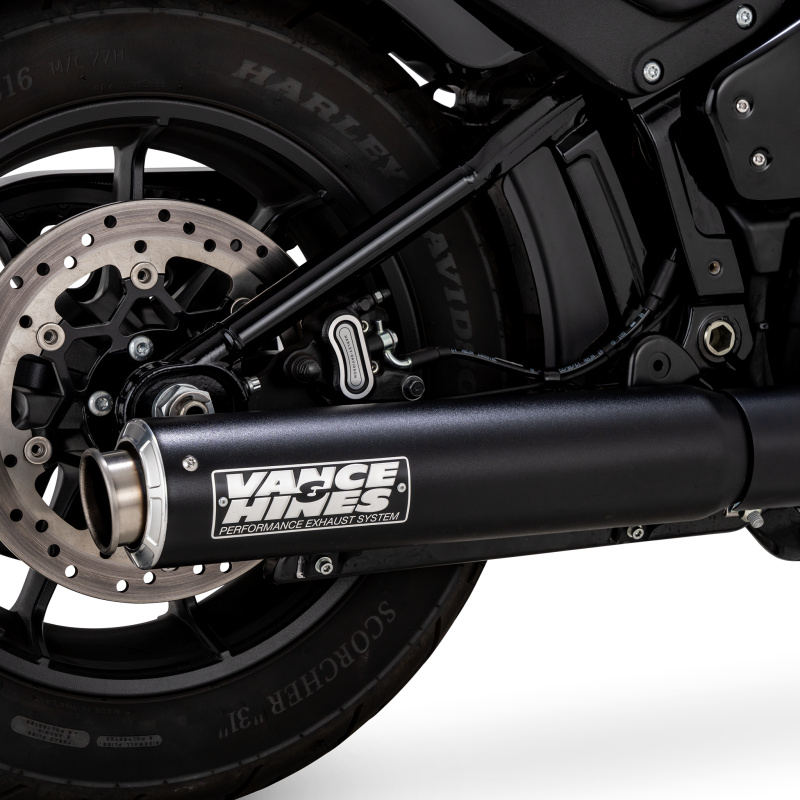 Vance & Hines 2025 Narrow Tire Softail Supersport Slip-On - Black