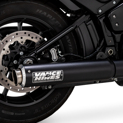 Vance & Hines 2025 Narrow Tire Softail Supersport Slip-On - Black