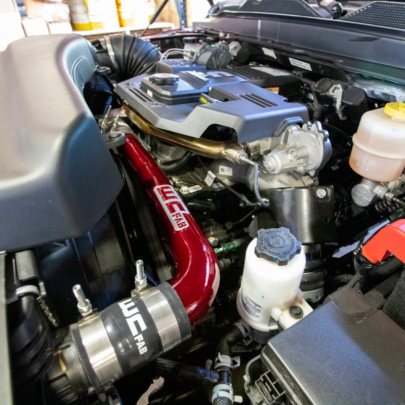 Wehrli 19-24 Cummins 6.7L (SO) Upper Coolant Pipe - Gun Metal
