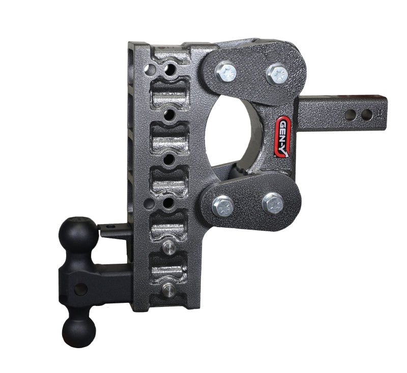 Gen-Y The Boss Torsion-Flex 2in Shank 10in Drop 10K Hitch w/GH-031 Dual-Ball/GH-032 Pintle Lock