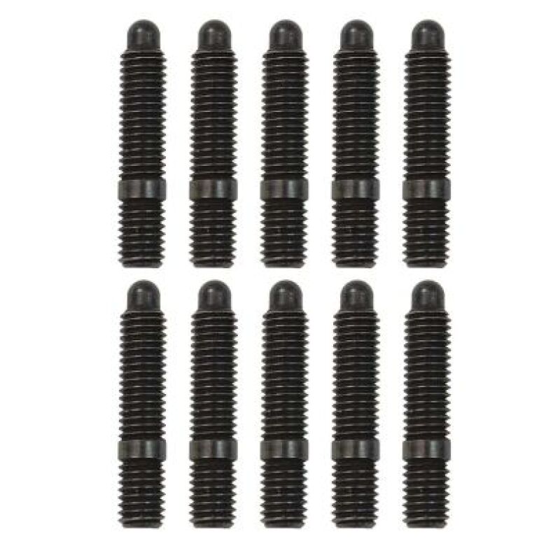 Moroso Bullet Nose Black OX Studs - M8 X 1.25 X 41mm (10 Pack)