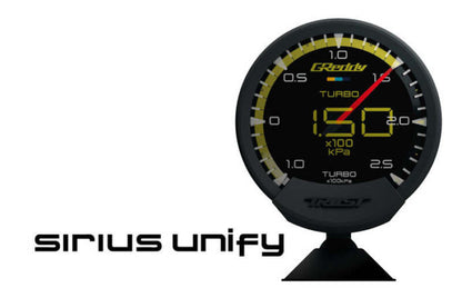 GReddy Sirius Unify Water Temperature Gauge Set (Sirius Meter w/Water Temp Sensor Set & Vision Disp)