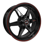 Race Star 93 Truck Star 17x7 6x5.00BC 4.00BS Gloss Black Wheel