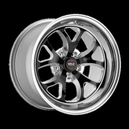 Weld S76 20x12 / 5x115mm BP / 6.75in. BS Black Wheel (3.18 ID High Pad)