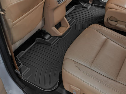 WeatherTech 14-19 Toyota Highlander 2nd Row Rear FloorLiner HP - Black