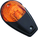 BikeMaster Universal Flush Mount Marker Light - Black/Amber