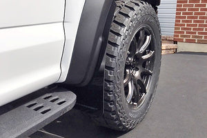 Rally Armor 17-20 Ford F-150 Raptor Gen 2 Black UR Mud Flap w/Dark Grey Logo