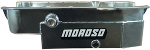 Moroso 80-85 Chevrolet Small Block (w/1in Inspection Bung) Wet Sump 8qt 6.5in Steel Oil Pan