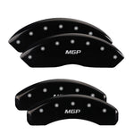 MGP 4 Caliper Covers Engraved front & Rear 2015/Sport Black finish silver ch