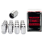 McGard 4 Lug Hex Install Kit w/Locks (Cone Seat Nut) 1/2-20 / 13/16 Hex / 1.5in. Length - Chrome