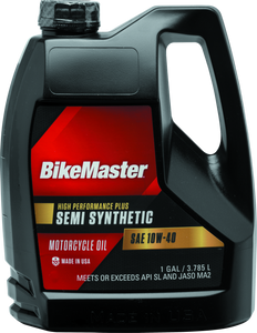 BikeMaster 10W40 Semi Synthetic Oil - Gallon