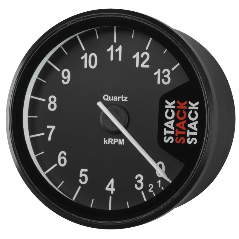 Autometer Stack Clubman Tachometer 80mm 0-3-13K RPM - Black