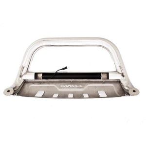 Lund 11-16 Ford F-250 Super Duty Bull Bar w/Light & Wiring - Polished