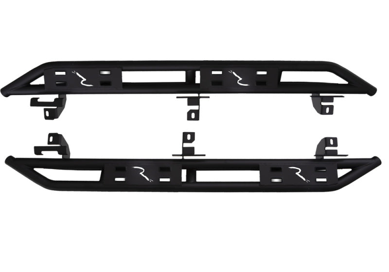 Rampage 07-18 Jeep Wrangler JK Unlimited TrailCrawler Rock Slider & Rocker Guard - Black