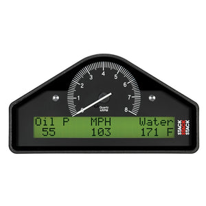 AutoMeter Stack Street Dash Black 0-8K RPM (PSI / DEG. F / MPH)