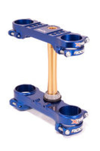 XTrig 14-19 Sherco250-4450 SE/ SEF/ SE-R/SEF-R ROCS Tech Triple Clamp 22 mm. Offset M12 - Blue WP