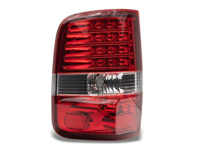 Raxiom 04-08 Ford F-150 Styleside LED Tail Lights- Chrome Housing- Red/Clear Lens