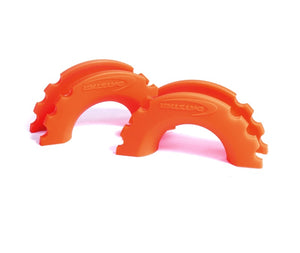 Daystar D-Ring Shackle Isolator Orange Pair