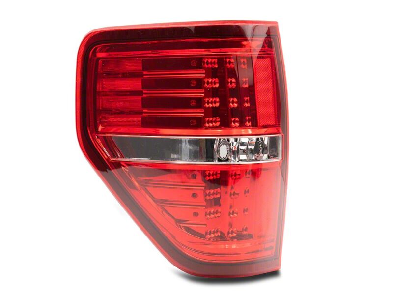 Raxiom 09-14 Ford F-150 Styleside LED Tail Lights- Chrome Housing- Red/Clear Lens