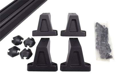 Dee Zee Cargo Management - Universal Hex Series Cross Rails - 68in. Kit - Texture Black