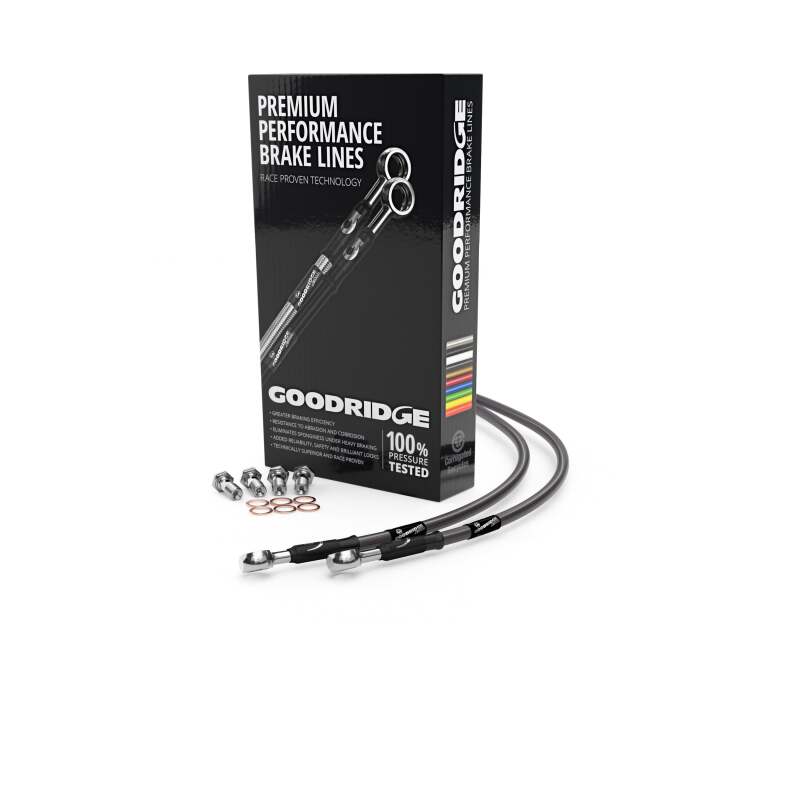 Goodridge 88-03 Yamaha DT125R Carbon Rear SS Brake Lines