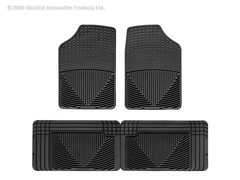 WT Rubber Mats - Front - Blk