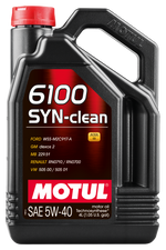 Motul 4x4L Engine Oil 6100 SYN-CLEAN 5W40 - VW 502.00/505.00 - MB 229.5