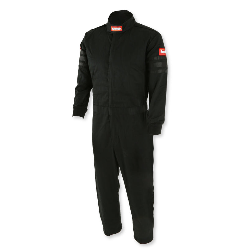 RaceQuip Black Trim SFI-1 JR. Suit - Kids Small
