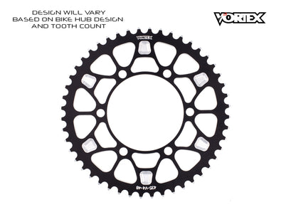 Vortex Racing V4 42 Tooth 520 Rear Sprocket - Black