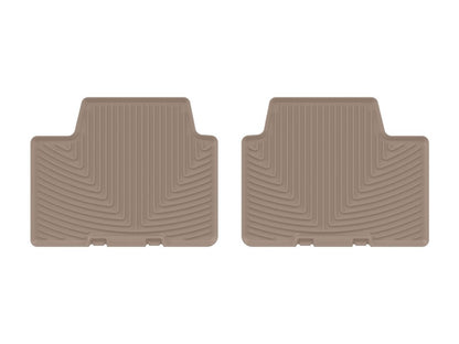 WeatherTech 19-26 BMW 3 Series 330i/21-26 BMW M3 Competition Rear All-Weather Floor Mats - Tan