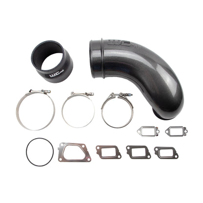Wehrli 11-16 Duramax LML 5 in. Intake Horn - Semi-Gloss Black