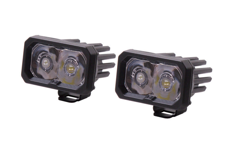 Diode Dynamics Stage Series 2 In LED Pod Pro - White Spot Standard RBL (Pair)