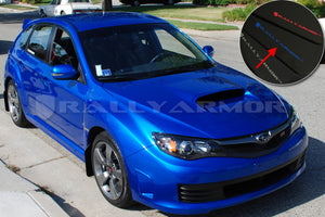 Rally Armor 08-11 Subaru STI (Hatch Only) / 11-14 WRX (Hatch Only) Black UR Mud Flap w/Blue Logo