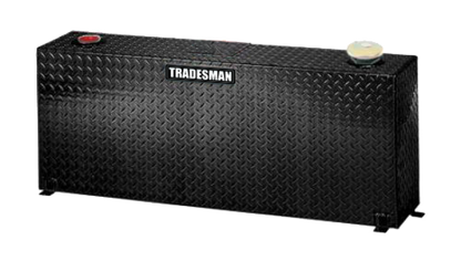 Tradesman Aluminum L-Shape Liquid Storage Tank (80 Gallon Capacity) - Black