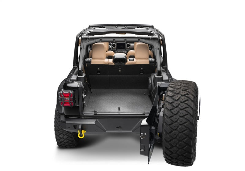 BedRug 18-23 Jeep JL 2-Door 2pc Front Floor BedTred Kit