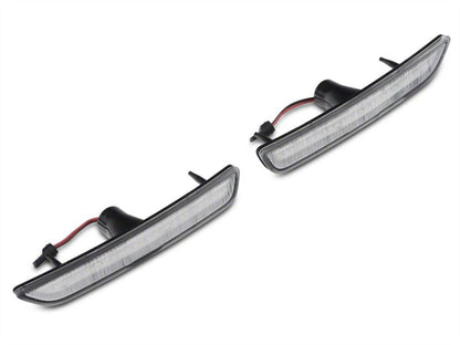 Raxiom 10-14 Ford Mustang Axial Series LED Side and Quarter Marker Lights- Clear