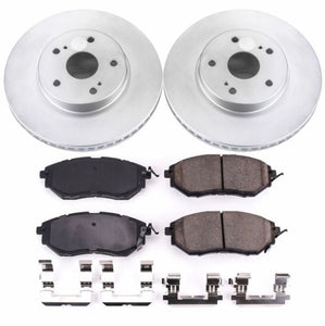 Power Stop 2015 Subaru Legacy Front Z17 Evolution Geomet Coated Brake Kit