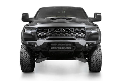 Addictive Desert Designs 25+ RAM 1500 RHO Bomber Front Bumper  (20 Inch Lights)