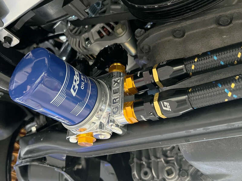 GReddy AN16 45 DEGREE HOSE END SWIVEL BLACK/GOLD ANODIZED
