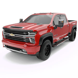 EGR 2019 Chevy 1500 Crew Cab In-Channel Window Visors - Dark Smoke