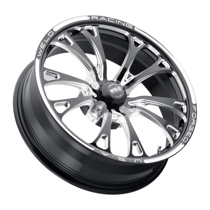 Weld V-Series 18x6 / 5x115 BP / 2.7in. BS Polished Wheel - Non-Beadlock