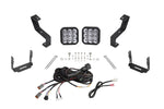 Diode Dynamics SS5 Bumper LED Pod Light Kit for 2019-Present Ram Sport - White Driving