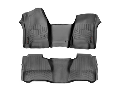 WeatherTech 2017+ Audi A4 Sedan Front & Rear FloorLiners - Black